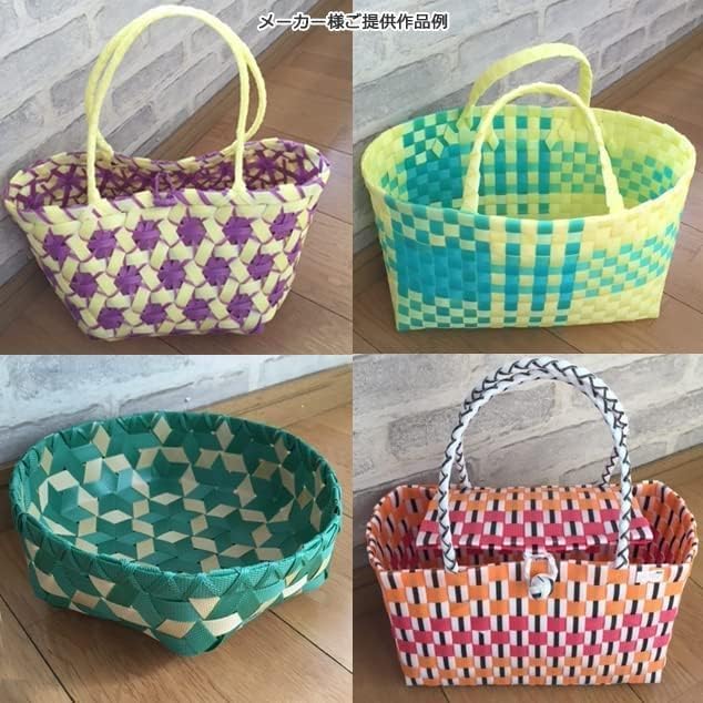 紙バンド、エコクラフト、クラフトバンドの違いって？初心者が使った